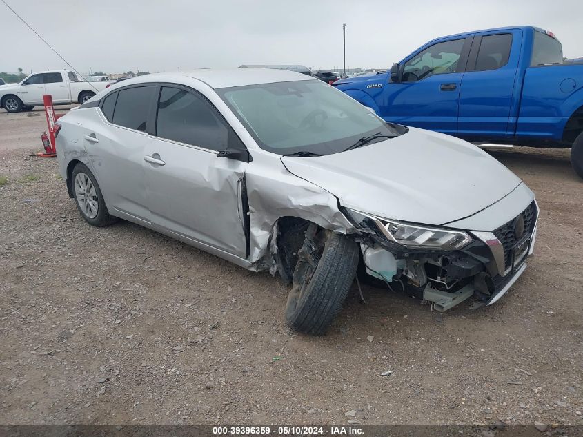 2022 Nissan Sentra S Xtronic Cvt VIN: 3N1AB8BV1NY259828 Lot: 39396359