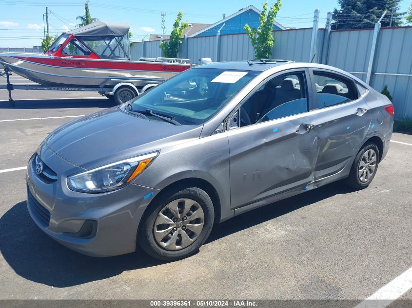 2015 Hyundai Accent Gls VIN: KMHCT4AE4FU835067 Lot: 39396361