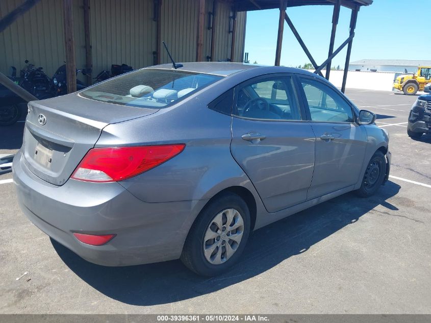 2015 Hyundai Accent Gls VIN: KMHCT4AE4FU835067 Lot: 39396361