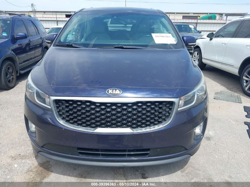 2018 Kia Sedona Ex VIN: KNDMC5C15J6352046 Lot: 39396363