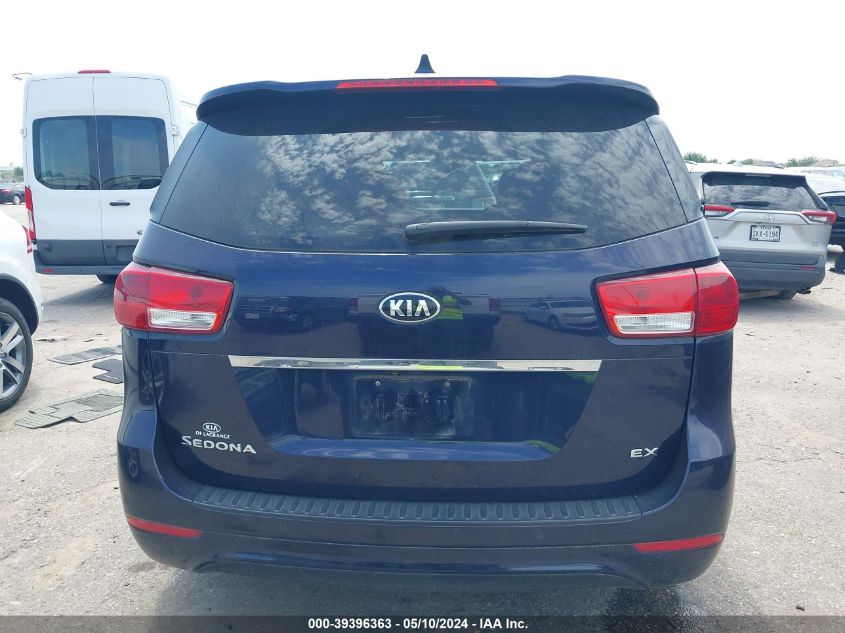 2018 Kia Sedona Ex VIN: KNDMC5C15J6352046 Lot: 39396363