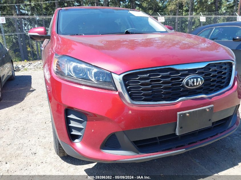 2019 KIA SORENTO 3.3L LX - 5XYPG4A55KG490511