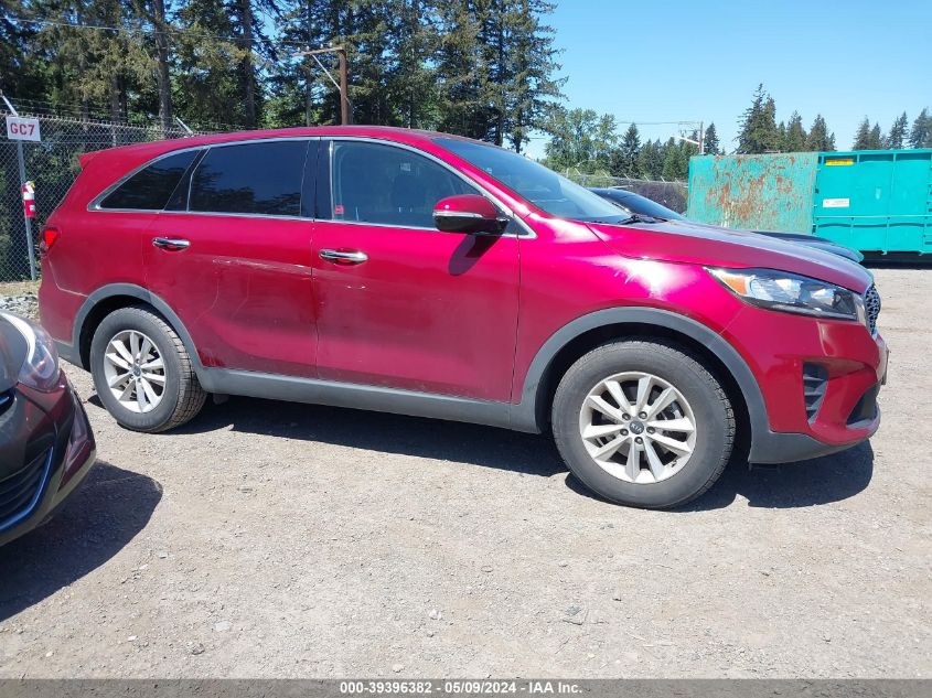 2019 KIA SORENTO 3.3L LX - 5XYPG4A55KG490511