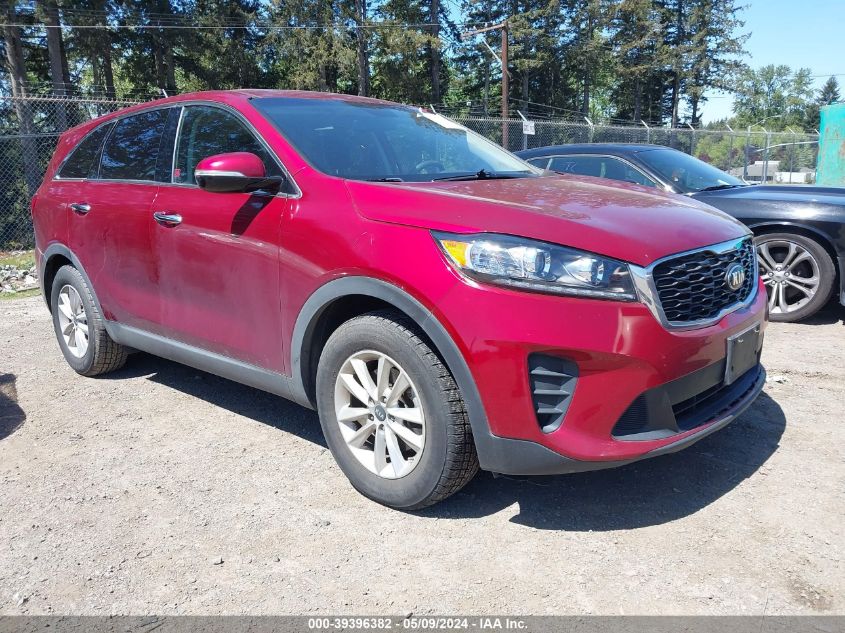 2019 KIA SORENTO 3.3L LX - 5XYPG4A55KG490511