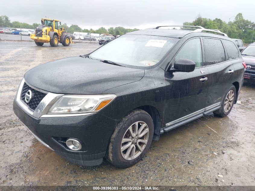 2015 Nissan Pathfinder Sl VIN: 5N1AR2MN7FC601355 Lot: 39396383