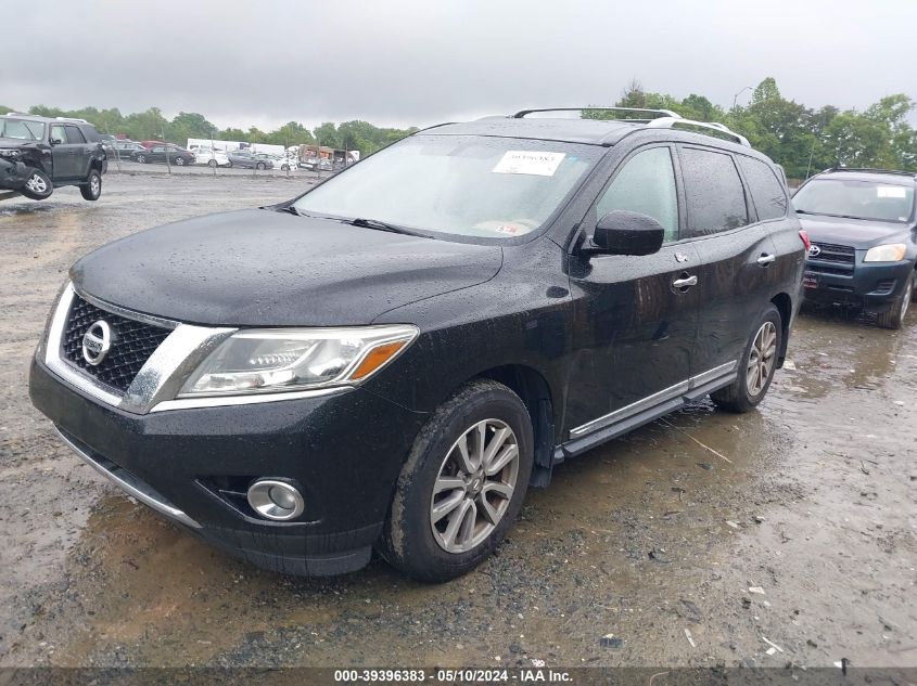 2015 Nissan Pathfinder Sl VIN: 5N1AR2MN7FC601355 Lot: 39396383