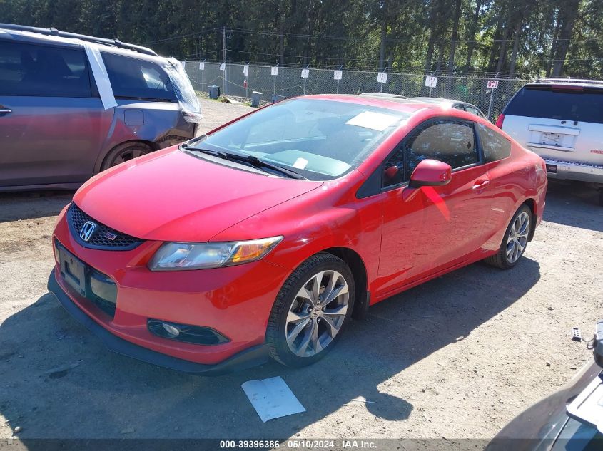 2012 Honda Civic Si VIN: 2HGFG4A53CH702225 Lot: 39396386