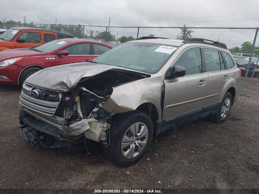 2014 Subaru Outback 2.5I VIN: 4S4BRBAC6E1314106 Lot: 39396393