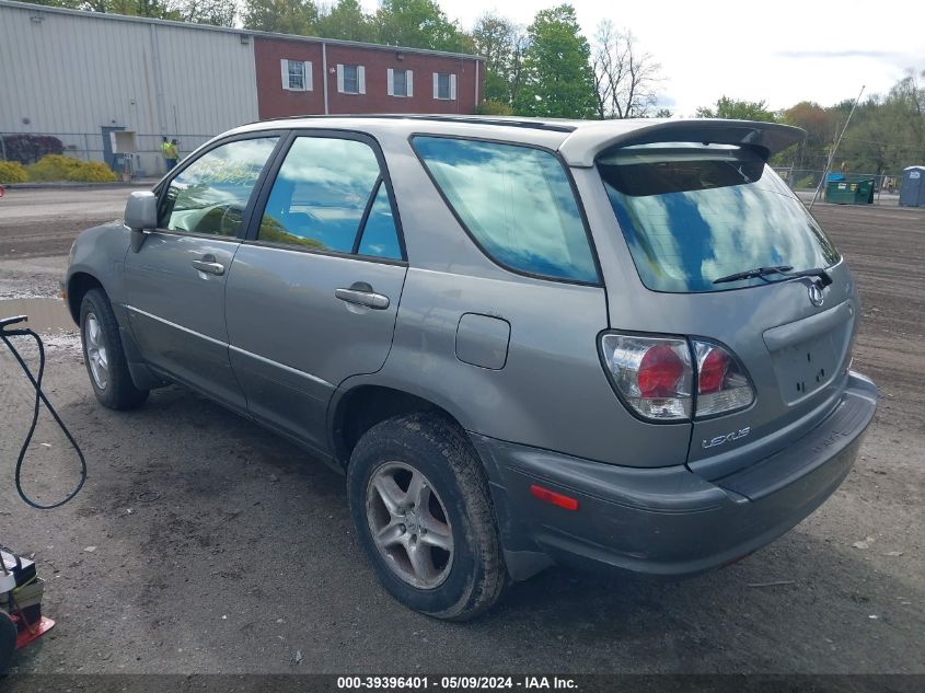 2002 Lexus Rx 300 VIN: JTJHF10U020260005 Lot: 39396401