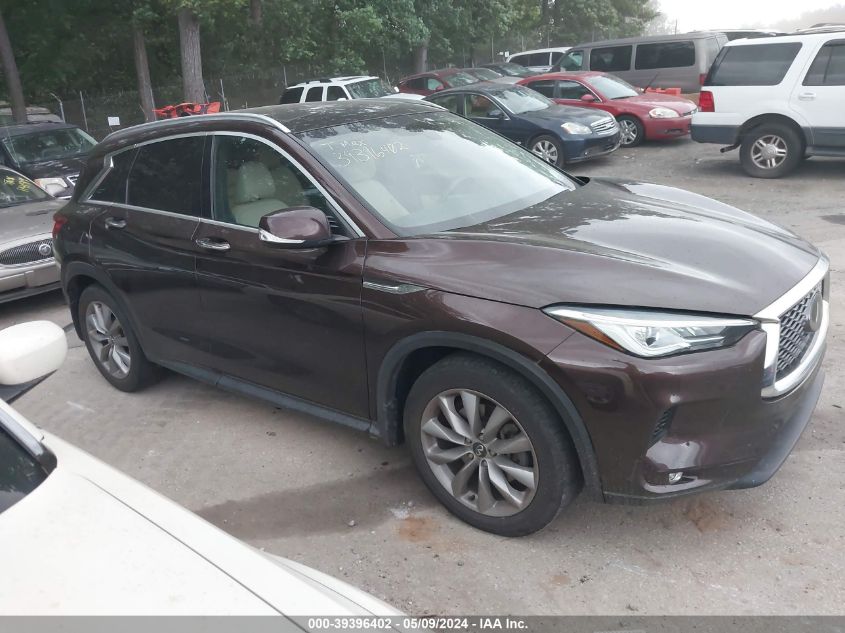 2020 Infiniti Qx50 Luxe Awd VIN: 3PCAJ5M31LF101234 Lot: 39396402