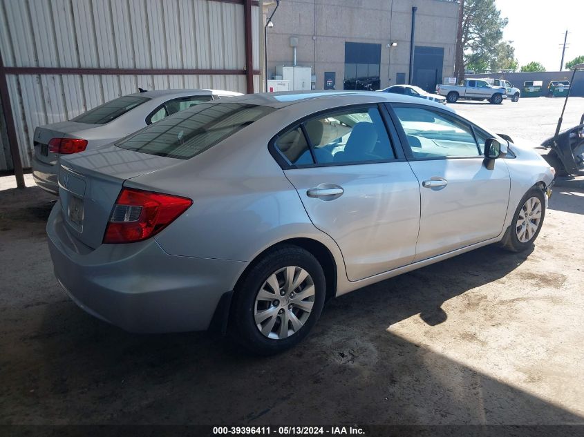 2012 Honda Civic Lx VIN: 19XFB2F56CE349419 Lot: 39396411