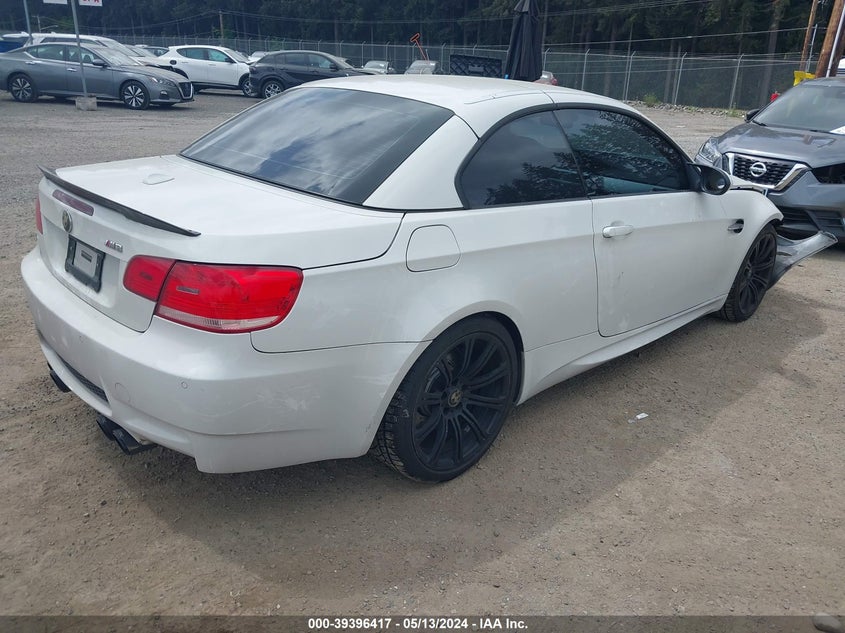 2009 BMW M3 VIN: WBSWL93509P332045 Lot: 39396417
