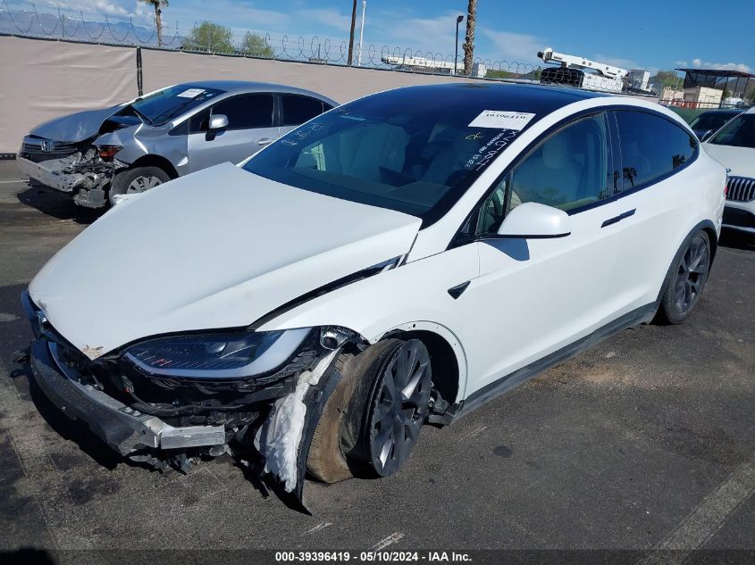 2024 Tesla Model X Long Range VIN: 7SAXCBE52RF432984 Lot: 39396419