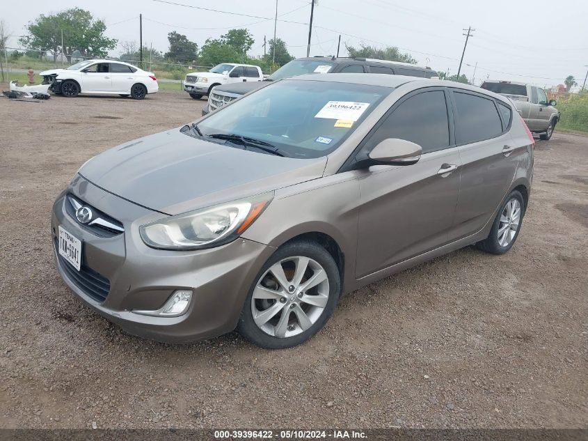 2013 Hyundai Accent Se VIN: KMHCU5AE6DU130402 Lot: 39396422