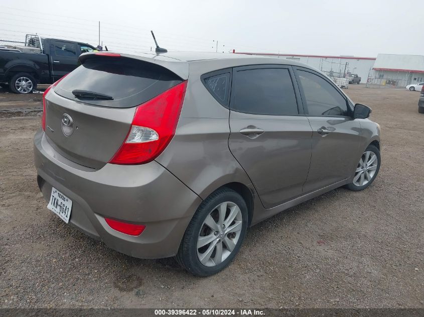 2013 Hyundai Accent Se VIN: KMHCU5AE6DU130402 Lot: 39396422