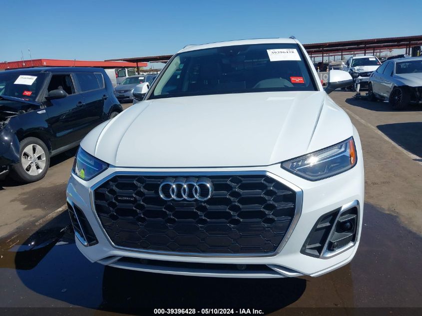 2023 Audi Q5 Premium Plus 45 Tfsi S Line Quattro VIN: WA1EAAFY0P2160247 Lot: 39396428