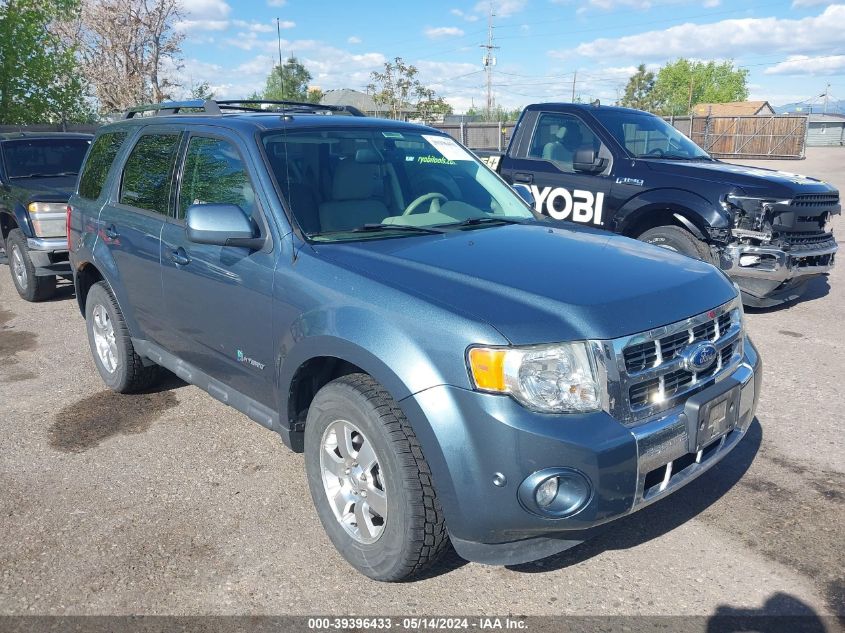 2011 Ford Escape Hybrid Limited VIN: 1FMCU5K34BKC52178 Lot: 39396433