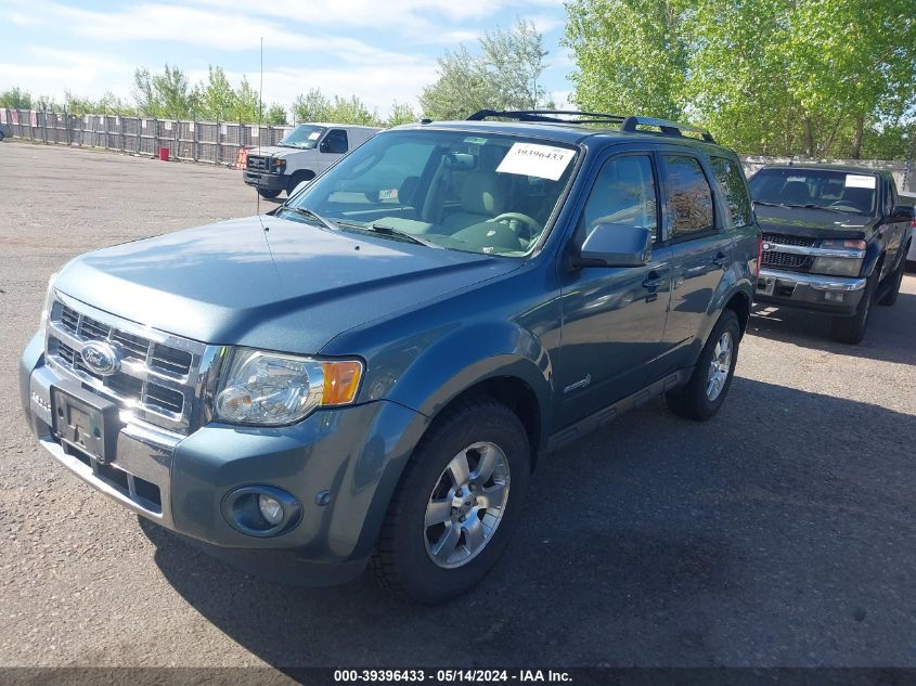 2011 Ford Escape Hybrid Limited VIN: 1FMCU5K34BKC52178 Lot: 39396433