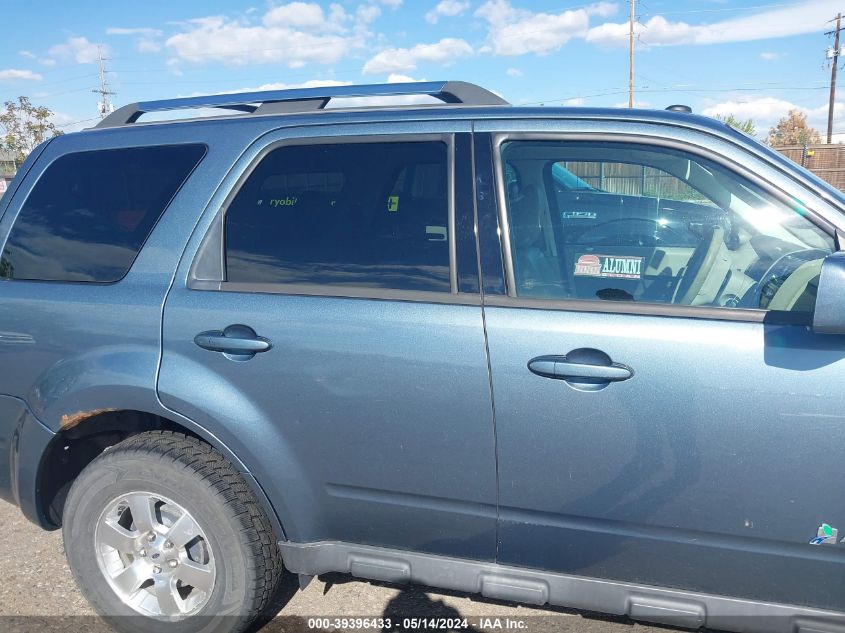 2011 Ford Escape Hybrid Limited VIN: 1FMCU5K34BKC52178 Lot: 39396433