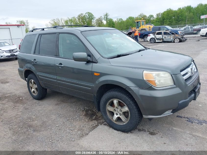 2008 Honda Pilot Ex-L VIN: 5FNYF18578B025613 Lot: 39396436