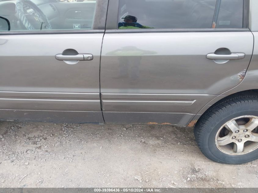 2008 Honda Pilot Ex-L VIN: 5FNYF18578B025613 Lot: 39396436