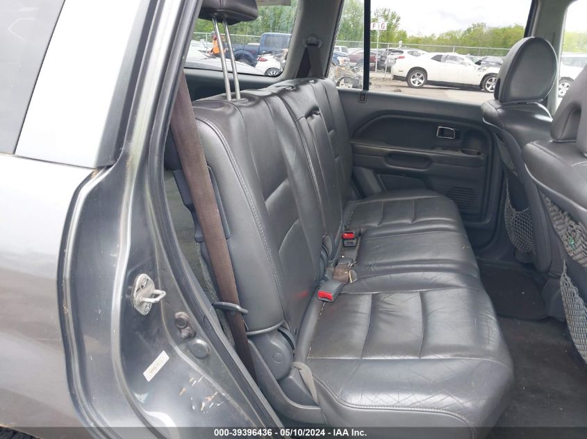 2008 Honda Pilot Ex-L VIN: 5FNYF18578B025613 Lot: 39396436