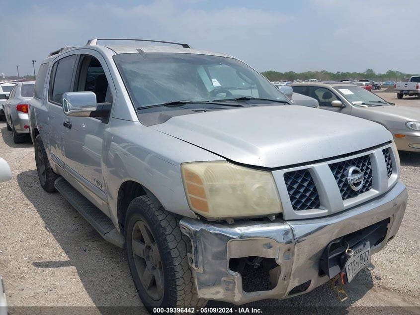 2005 Nissan Armada Se VIN: 5N1AA08A65N719967 Lot: 39396442