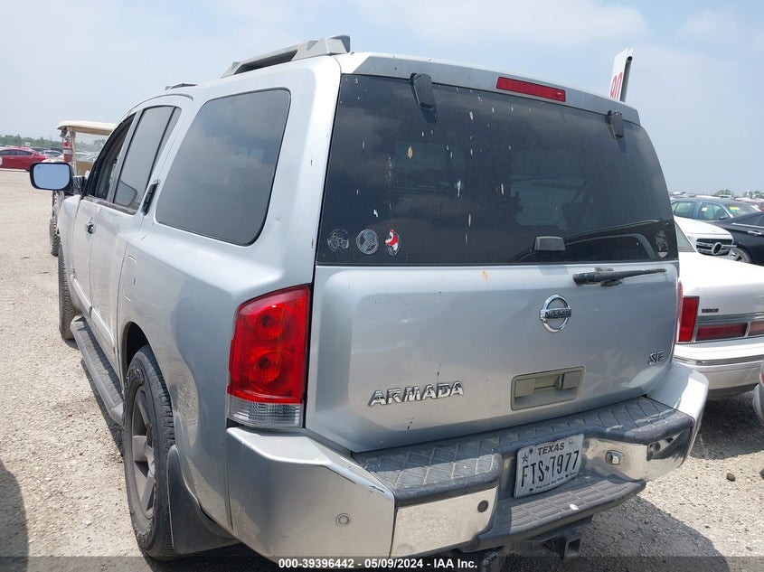 2005 Nissan Armada Se VIN: 5N1AA08A65N719967 Lot: 39396442