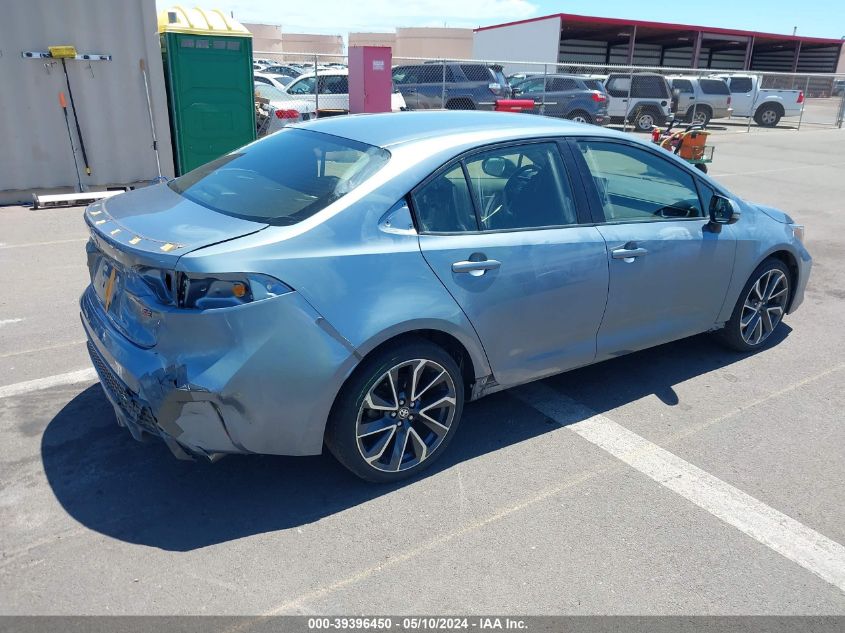 2020 Toyota Corolla Se VIN: JTDS4RCE1LJ015923 Lot: 39396450