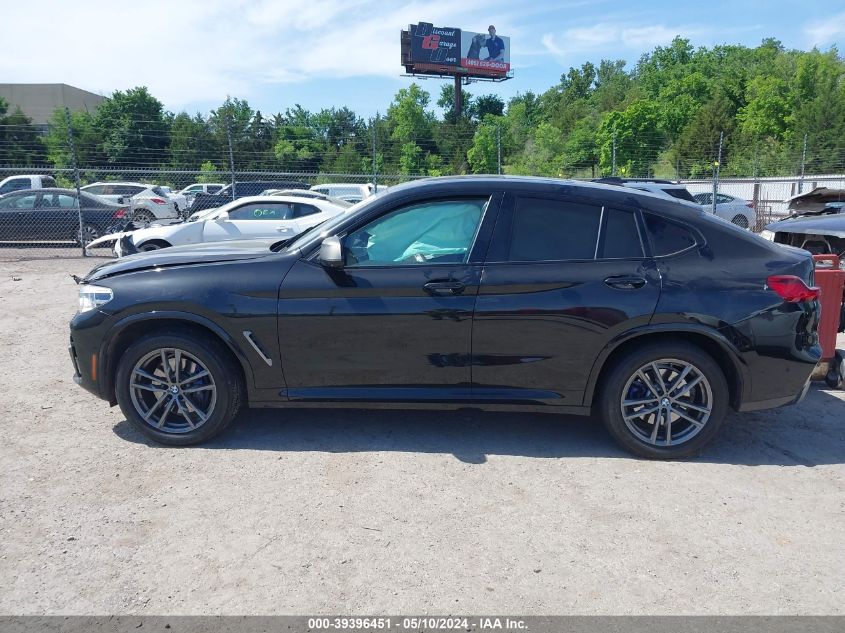 2020 BMW X4 M40I VIN: 5UX2V5C0XL9C04096 Lot: 39396451