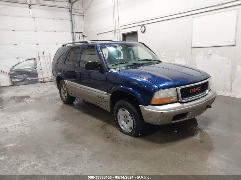 2001 GMC Jimmy Sle VIN: 1GKDT13W312151603 Lot: 39396455