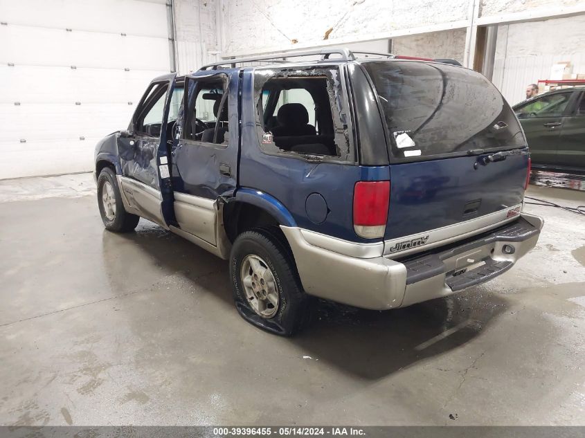 2001 GMC Jimmy Sle VIN: 1GKDT13W312151603 Lot: 39396455