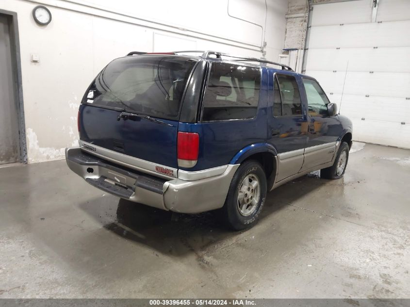 2001 GMC Jimmy Sle VIN: 1GKDT13W312151603 Lot: 39396455