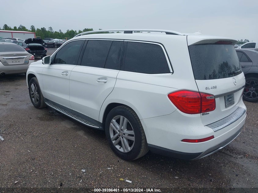 2015 Mercedes-Benz Gl 450 4Matic VIN: 4JGDF6EE9FA527833 Lot: 39396461