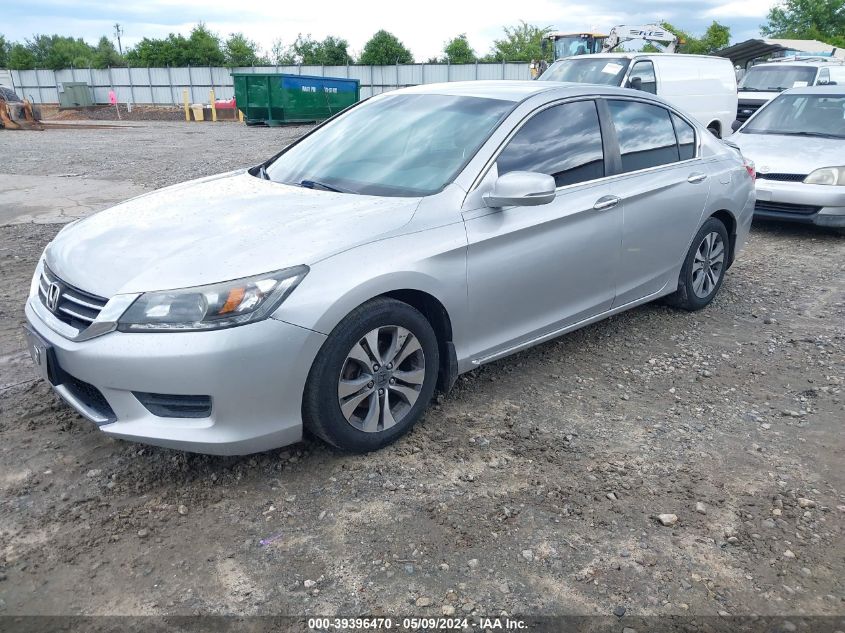 2014 Honda Accord Lx VIN: 1HGCR2F36EA130156 Lot: 39396470