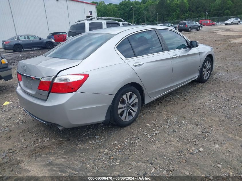 2014 Honda Accord Lx VIN: 1HGCR2F36EA130156 Lot: 39396470