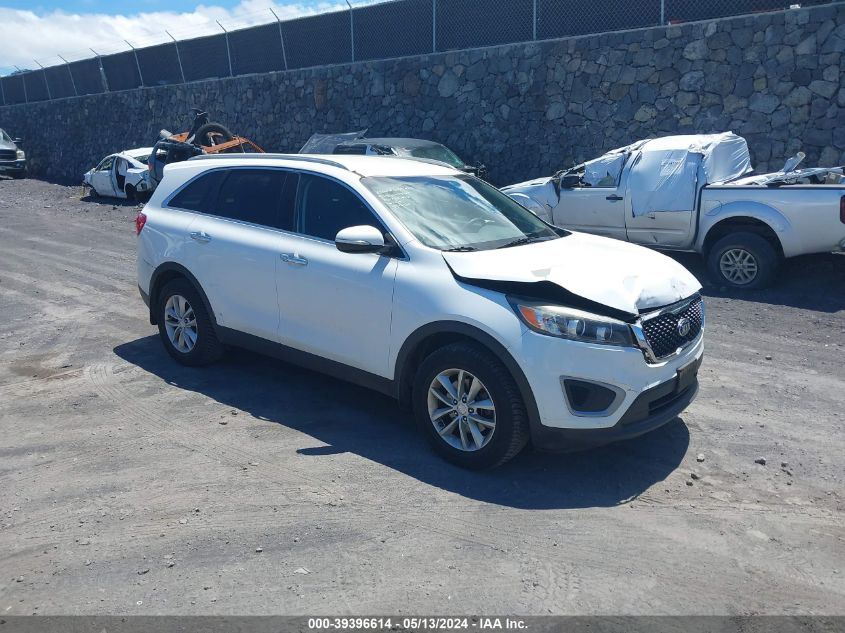 2017 KIA SORENTO 2.4L LX - 5XYPG4A35HG234327