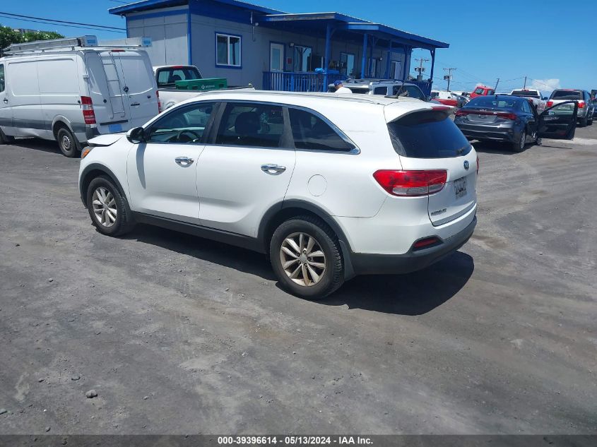 2017 Kia Sorento 2.4L Lx VIN: 5XYPG4A35HG234327 Lot: 39396614