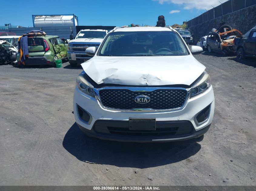 2017 Kia Sorento 2.4L Lx VIN: 5XYPG4A35HG234327 Lot: 39396614