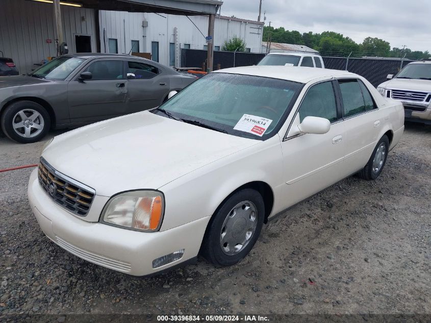 2000 Cadillac Deville Dhs VIN: 1G6KE57YXYU318301 Lot: 39396834