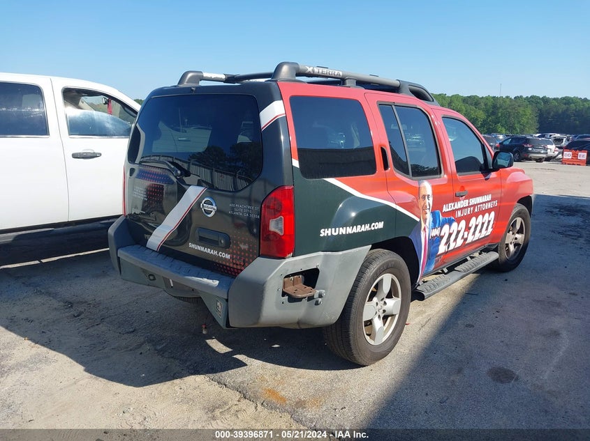 2007 Nissan Xterra Se VIN: 5N1AN08U07C545939 Lot: 39396871