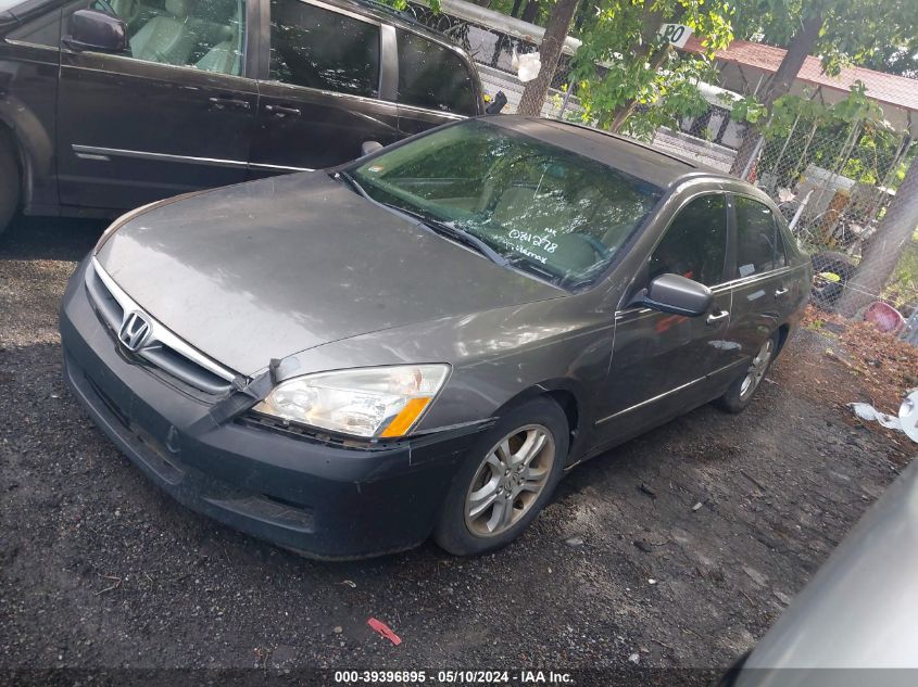 2007 Honda Accord 2.4 Ex VIN: 1HGCM56777A081278 Lot: 39396895