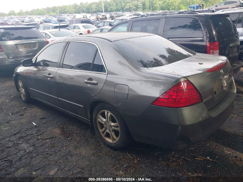 2007 Honda Accord 2.4 Ex VIN: 1HGCM56777A081278 Lot: 39396895