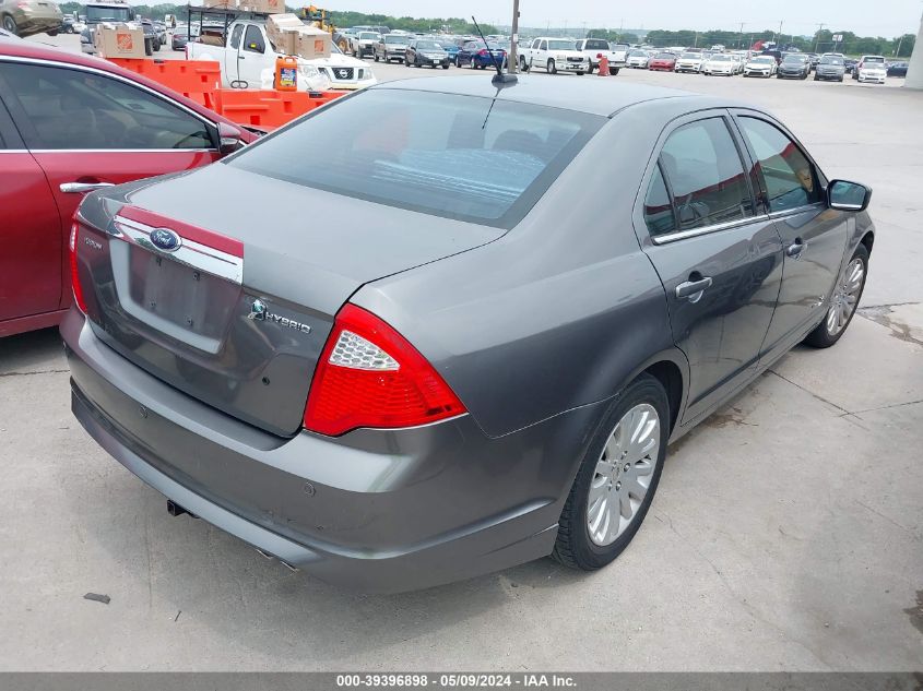 2010 Ford Fusion Hybrid VIN: 3FADP0L36AR106754 Lot: 39396898