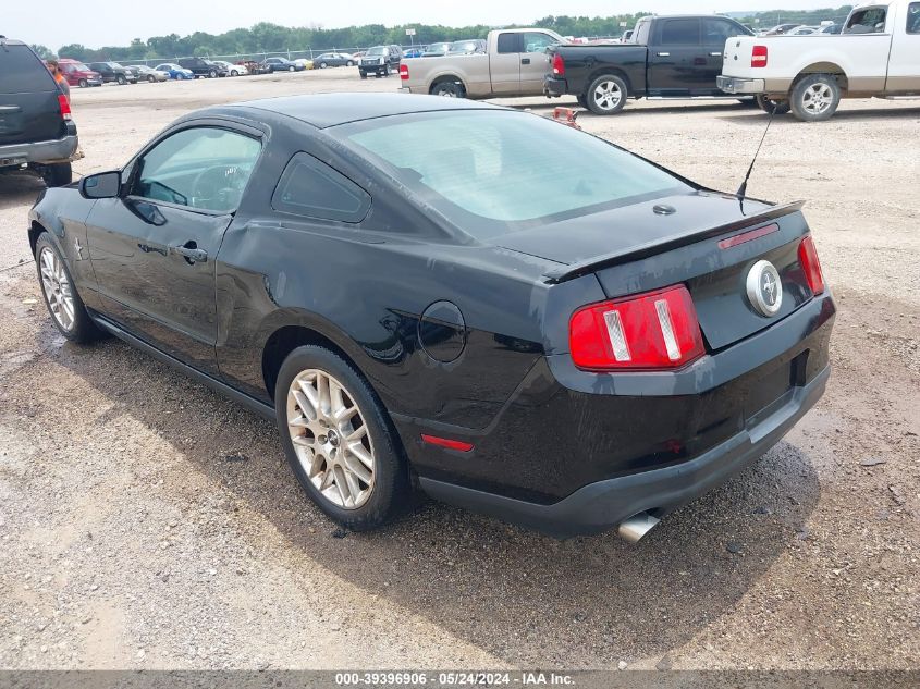 2012 Ford Mustang V6 Premium VIN: 1ZVBP8AM3C5249160 Lot: 39396906