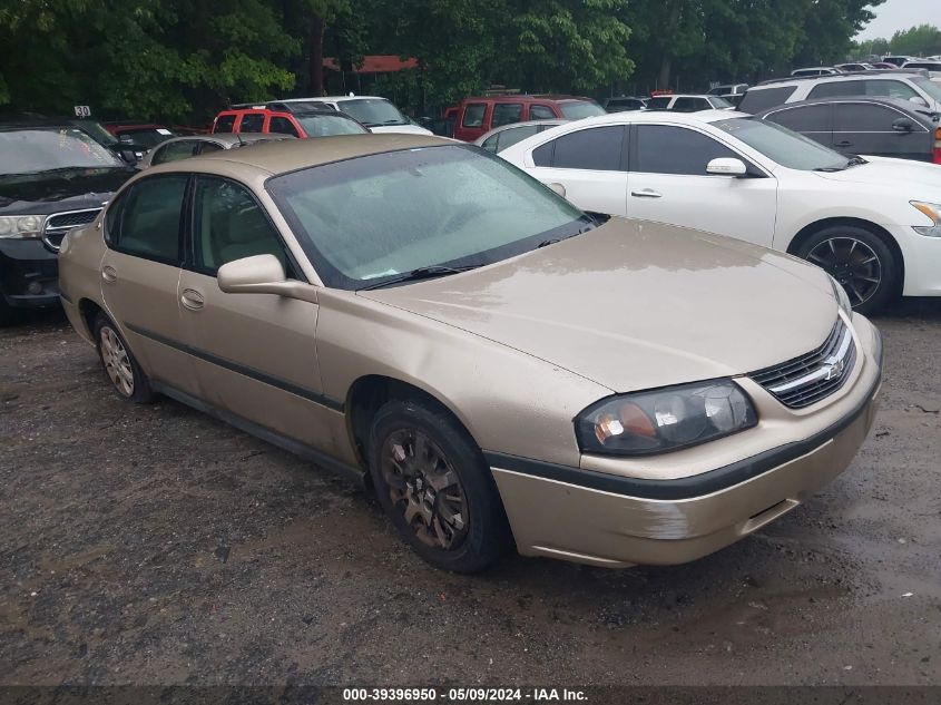 2005 Chevrolet Impala VIN: 2G1WF52E659305684 Lot: 39396950