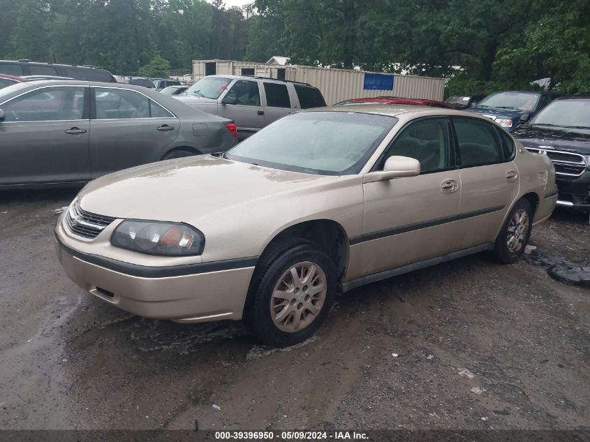 2005 Chevrolet Impala VIN: 2G1WF52E659305684 Lot: 39396950