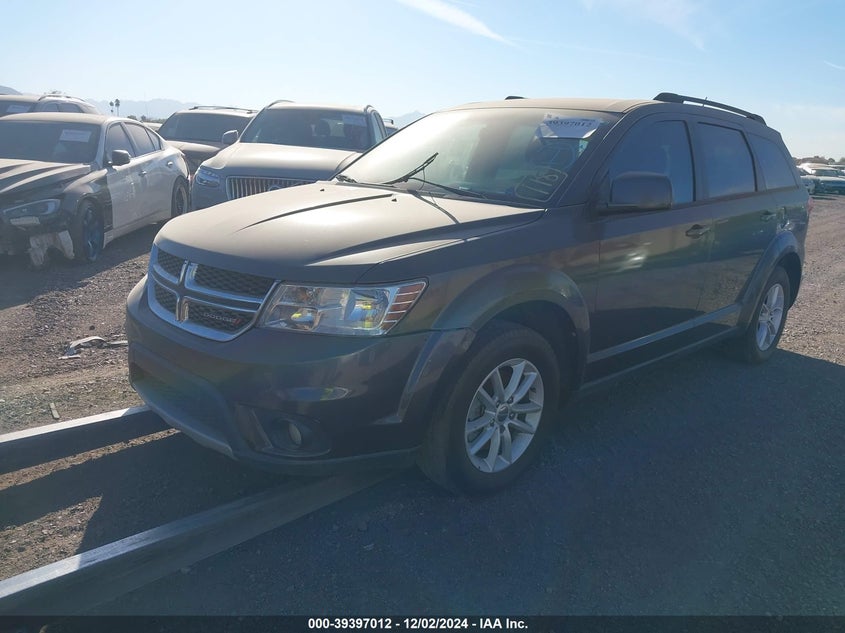Vin: 3c4pddbg3gt175960, lot: 39882152, dodge journey sxt 20162