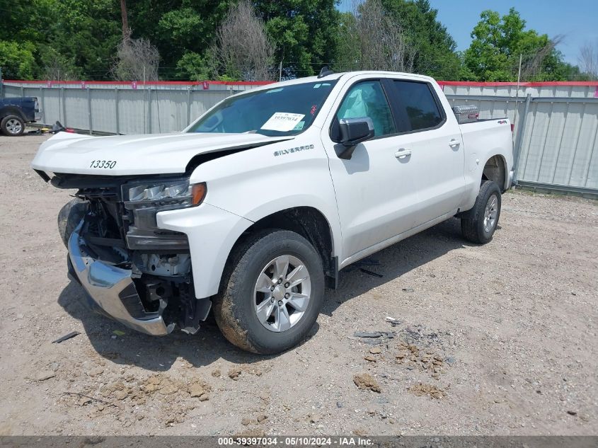 2020 CHEVROLET SILVERADO 1500 4WD  SHORT BED LT - 3GCUYDED3LG186288