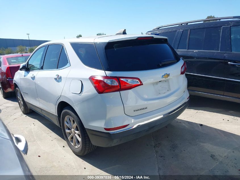 2019 Chevrolet Equinox Lt VIN: 3GNAXKEV8KL206017 Lot: 39397035